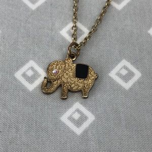 Gold Elephant Necklace